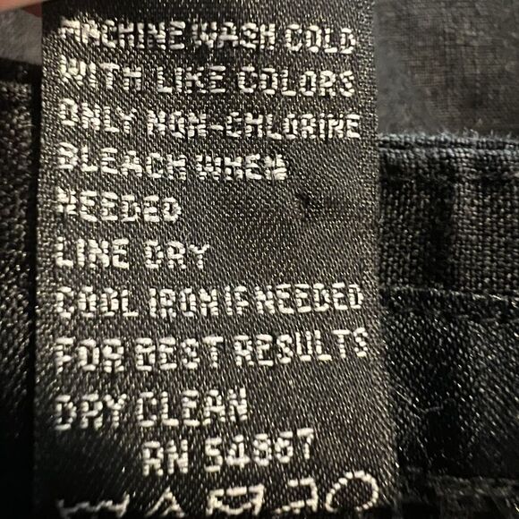 Express Women’s Pants 100% Linen Sz 9/10 Button Fly - Picture 4 of 4